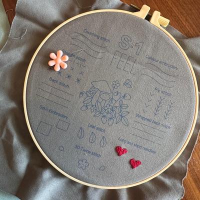 Embroidery kits - 4 kits