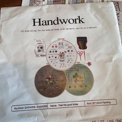 Embroidery kits - 4 kits