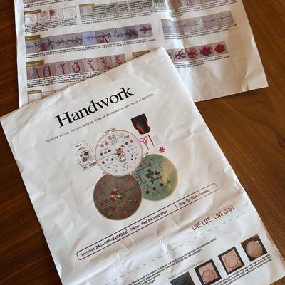 Embroidery kits - 4 kits