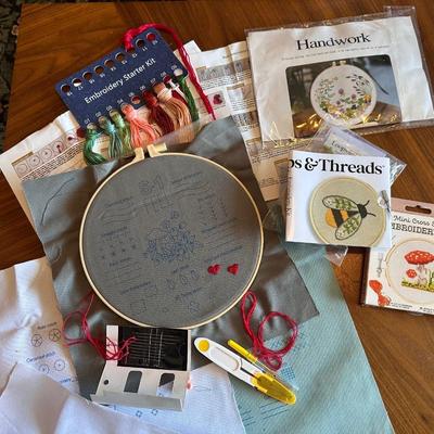 Embroidery kits - 4 kits