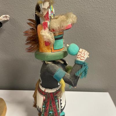 Sale Photo Thumbnail #6: Smaller doll looks like it has had an arm repairs
No signatures that I can see
