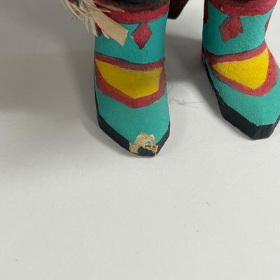 Sale Photo Thumbnail #4: Smaller doll looks like it has had an arm repairs
No signatures that I can see