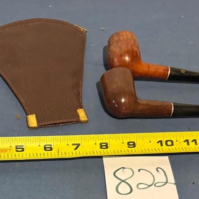 Vintage Pipes and Bag