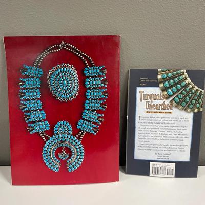 Sale Photo Thumbnail #90: Books on turquoise