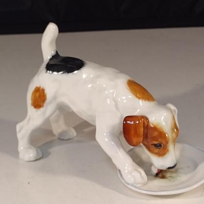 Royal Doulton English Porcelain Terrier Dog Figurine- H.N. 1158- Approx 3 1/2" Tall, 4 3/4" Long