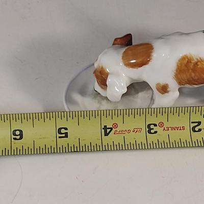 Royal Doulton English Porcelain Terrier Dog Figurine- H.N. 1158- Approx 3 1/2" Tall, 4 3/4" Long
