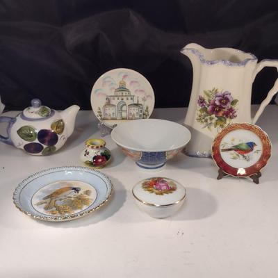 Collection of Porcelain Housewares and Home Decor