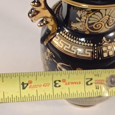 Hand Made Greek Vase- Nearly 6 1/4" Tall