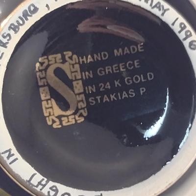 Hand Made Greek Vase- Nearly 6 1/4" Tall