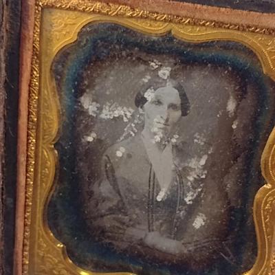 Antique Double Panel Daguerreotype C. 1850's