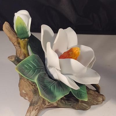 PS (Paul Sebastian) Porcelain Magnolia Figurine- Approx 5 1/4" Tall