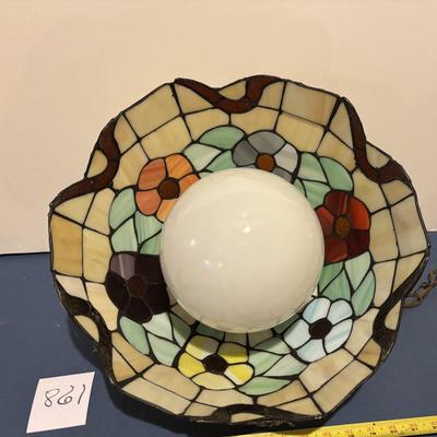 Stain Glass Hanging Lamp