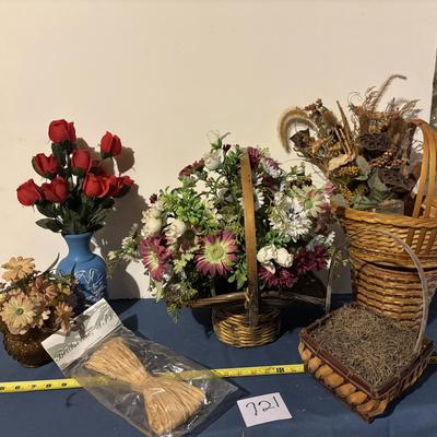 Baskets and Flowers