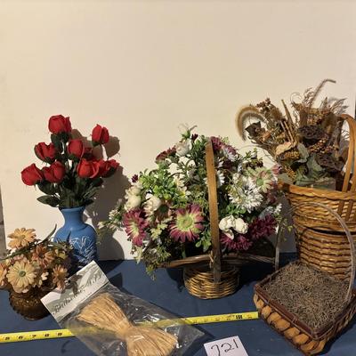 Baskets and Flowers