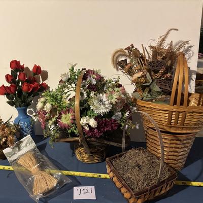 Baskets and Flowers
