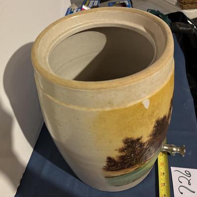 Vintage Crock Water Dispenser