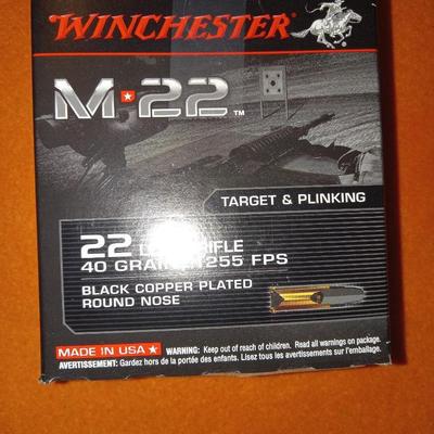 Winchester m-22 40 gr 22 lr