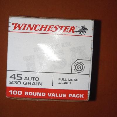 45 auto 230 gr 100 rds