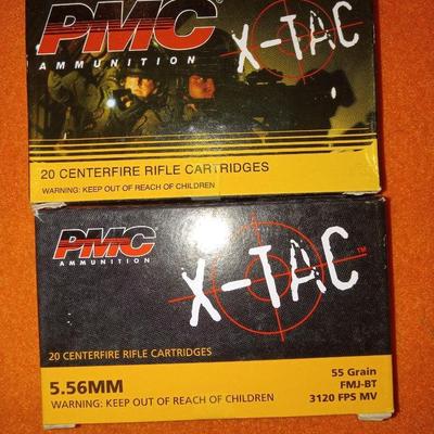 PMC X-TAC 5.56 AMMO 20 RDS PER BOX 10 BOXES