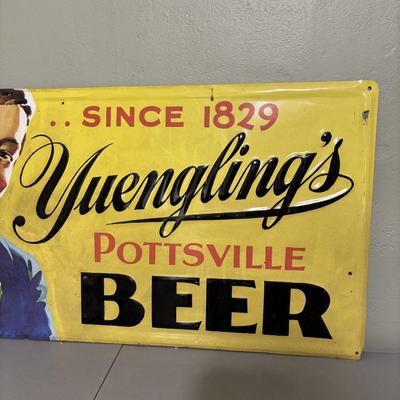 Lot 503: Vintage Yuengling Advertising Sign