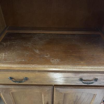 Lot 502: Nice Smaller Hutch Ready to Upcycle