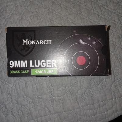 Monarch 9mm ammo 2 boxes