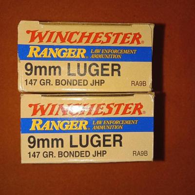 Winchester 9mm 147 gr