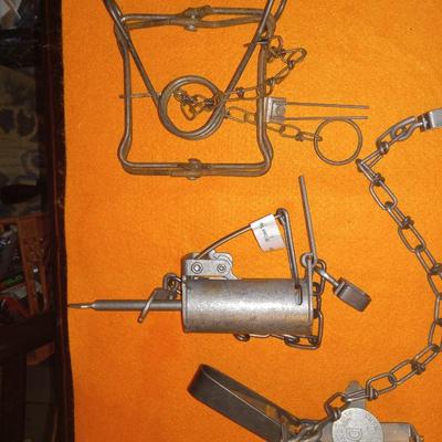 3 steel traps