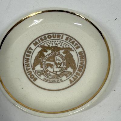 Southwest Missouri State University miniature plate 3.5” dia.