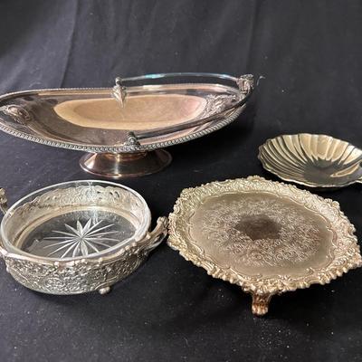 Lot of silver-plate items