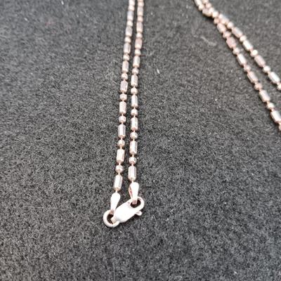 VERY UNIQUE NATIVE MADE STERLING SILVER ENCLOSED BELL ON A STERLING CHAIN