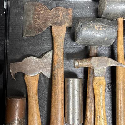 Mallets, hatchets and hammers