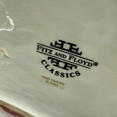 Fitz & Floyd Chicken Pair - Hen & Rooster Statues