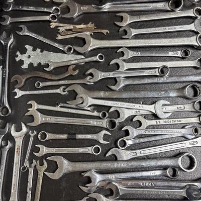 Large lot of wrenches