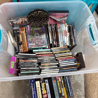 Tote with CD, DCD & VHS