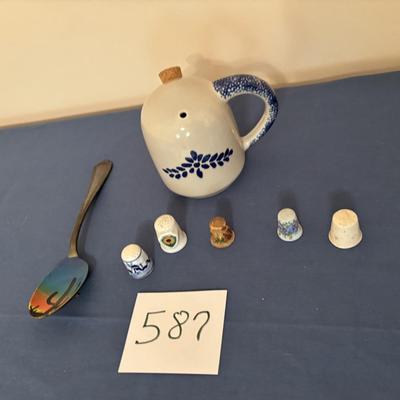 Pottery Creamer and More