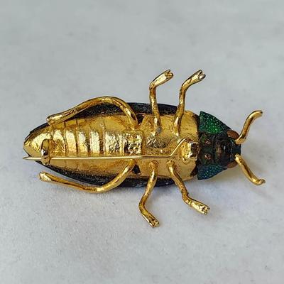 Scarab Beetle Pin