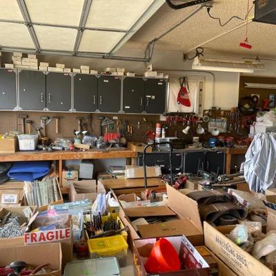 Garage filled with tools 