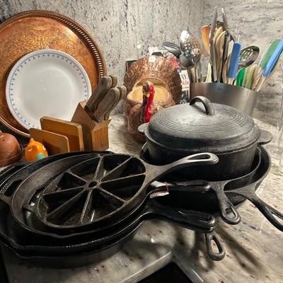 Cast iron pans 