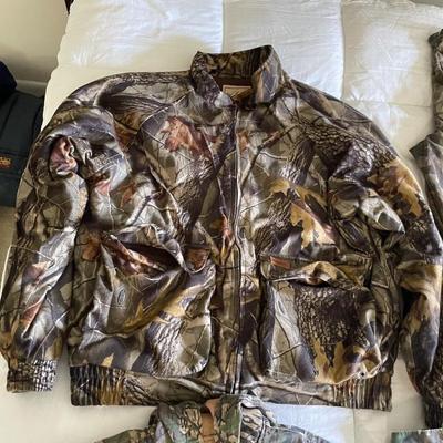 Lot of Men's Hunting Clothes