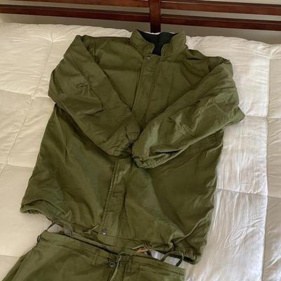 Men's Military Green Jacket and Pant set