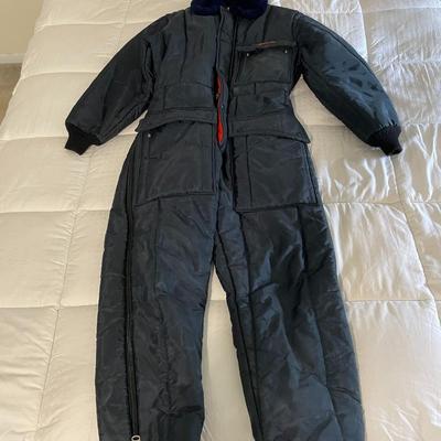 Men's Walls Blizzard Pruf Blue Insulated Coveralls