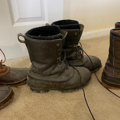 Lot of Men's Hunting Boots