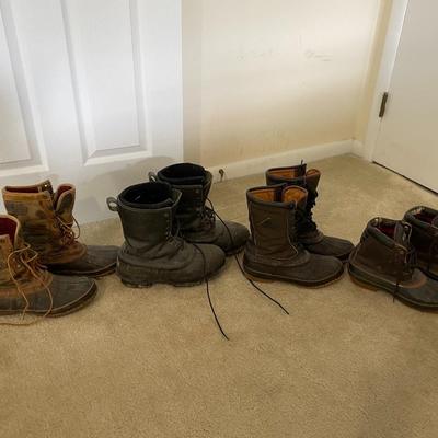 Lot of Men's Hunting Boots