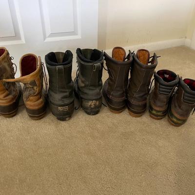 Lot of Men's Hunting Boots
