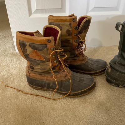 Lot of Men's Hunting Boots