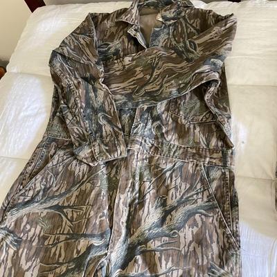 Lot of Men's Camo Coveralls and Jacket