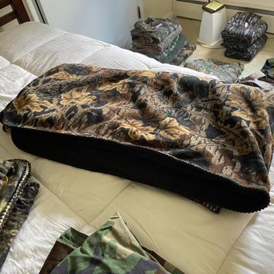 Lot of Camo Blankets