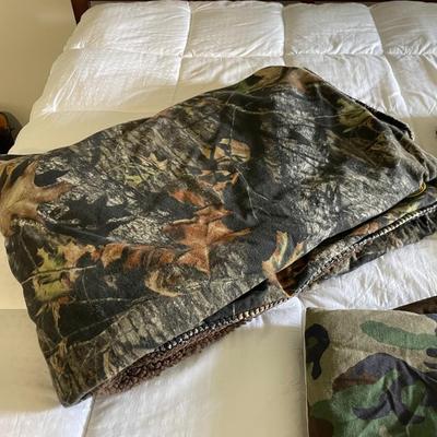 Lot of Camo Blankets