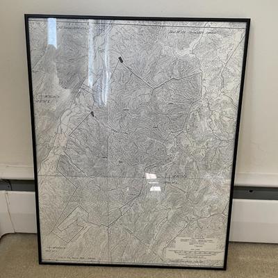 Sale Photo Thumbnail #198: Topographic map of "516I SE Series V854" map at a scale of 1:24,000. Topographic maps represent terrain using contour lines to show elevation changes.